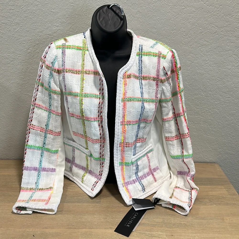 Carlisle Collection Poised tweed (from France)Jacket 4 Wmns USA NWT$698